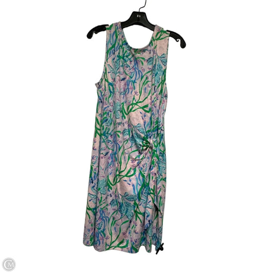 Dress Designer By Lilly Pulitzer In Blue & Purple, Size: L