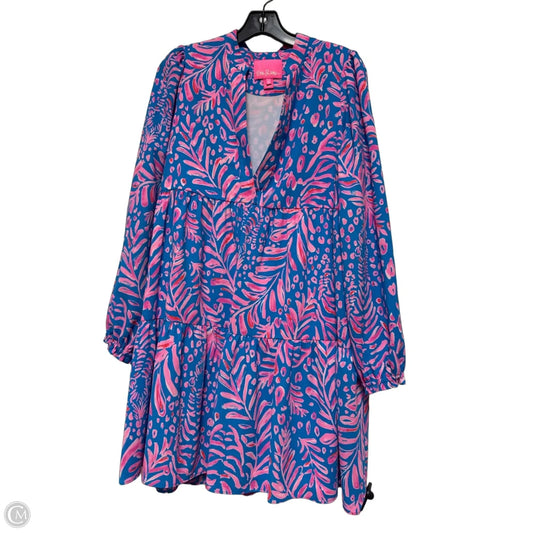 Dress Designer By Lilly Pulitzer In Blue & Pink, Size: S
