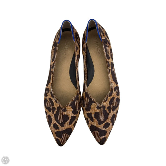 Shoes Flats By Rothys In Animal Print, Size: 10