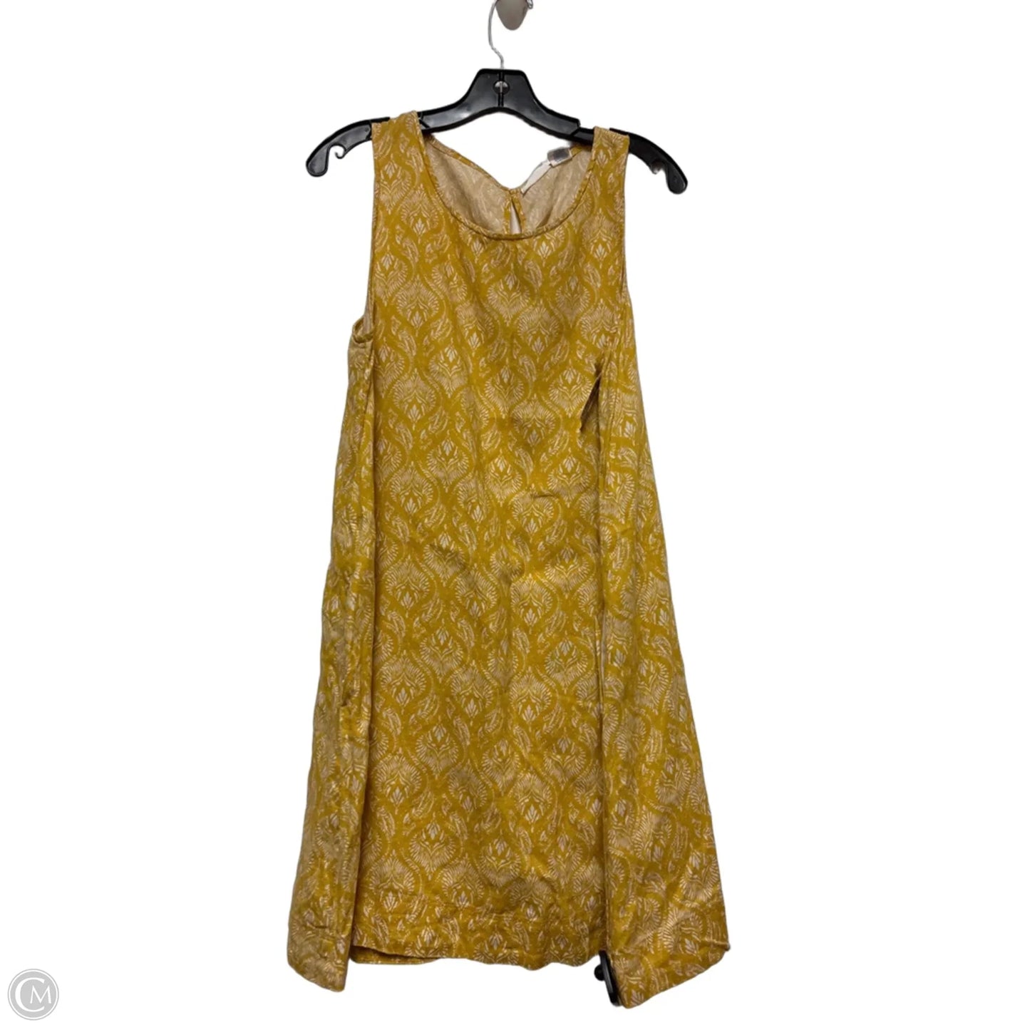 Dress Casual Short By Sigrid Olsen In Yellow, Size: L
