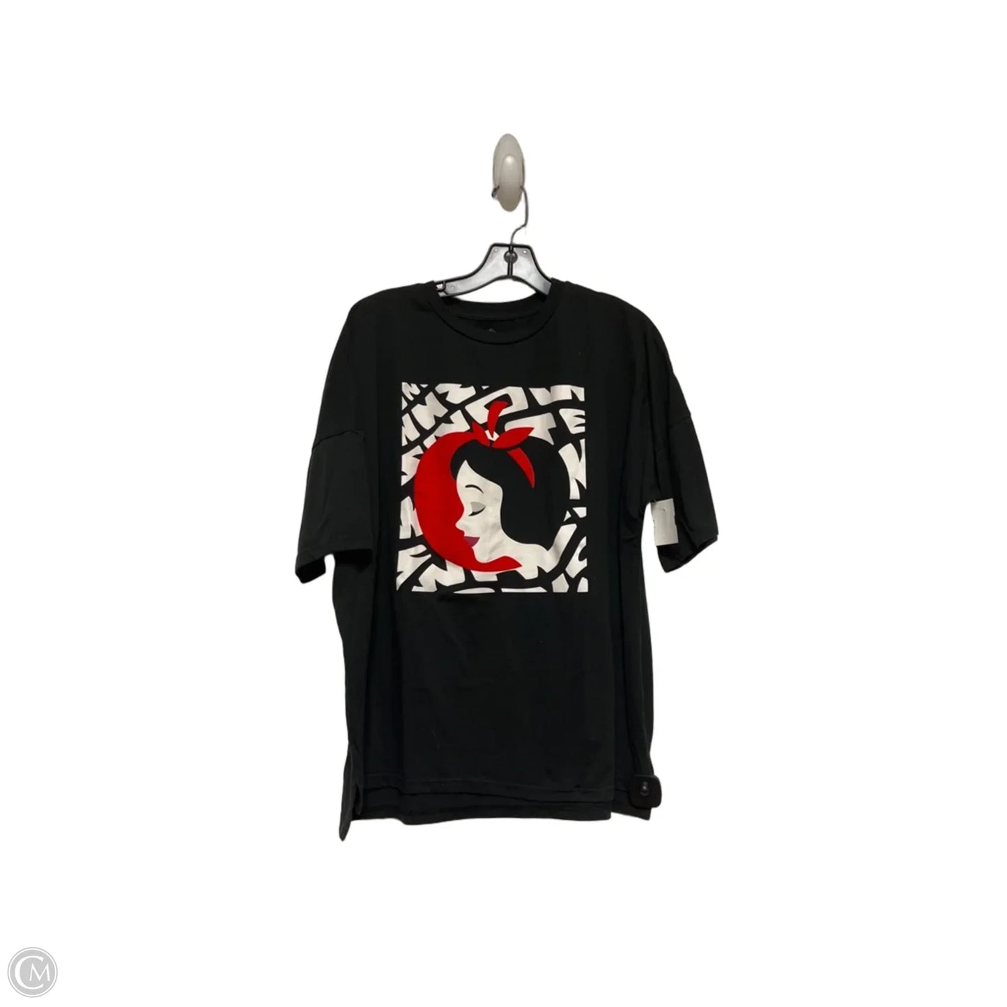 Top Short Sleeve Basic By Disney Store In Black & Red, Size: L