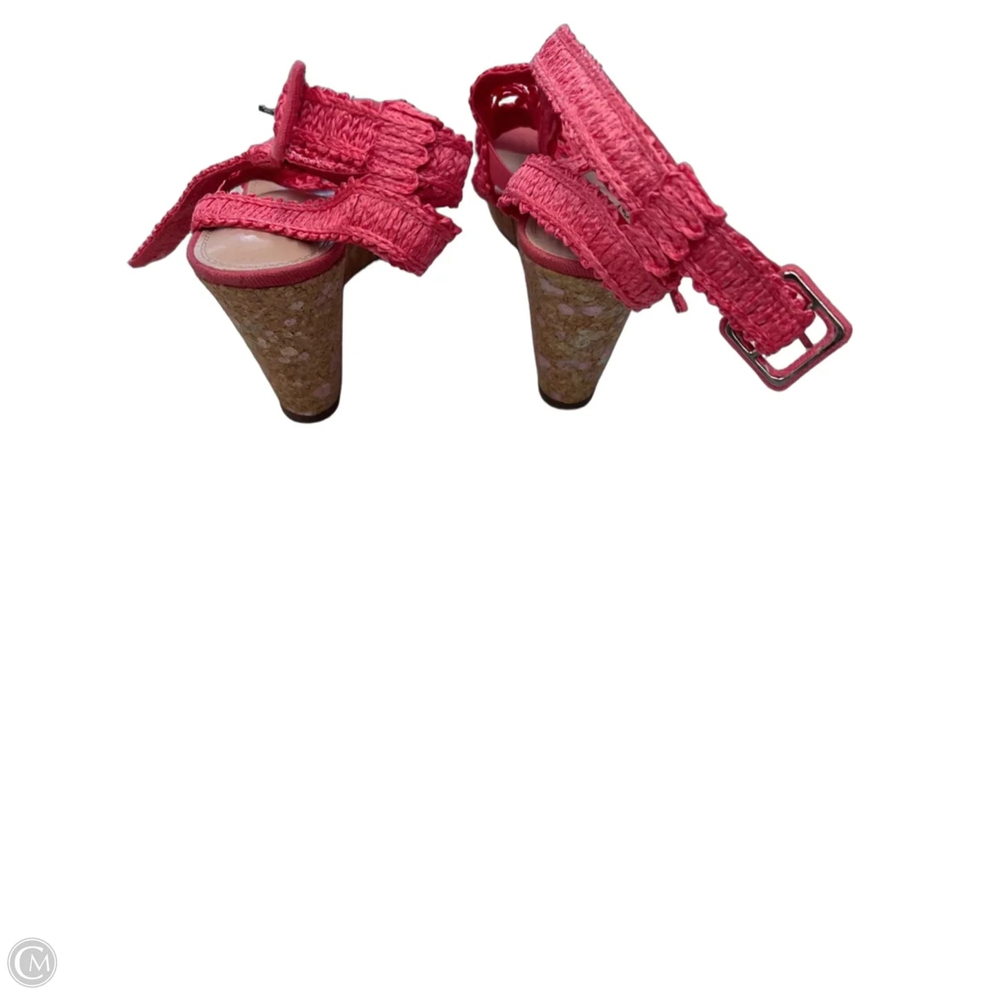 Sandals Heels Wedge By Impo In Pink, Size: 9.5