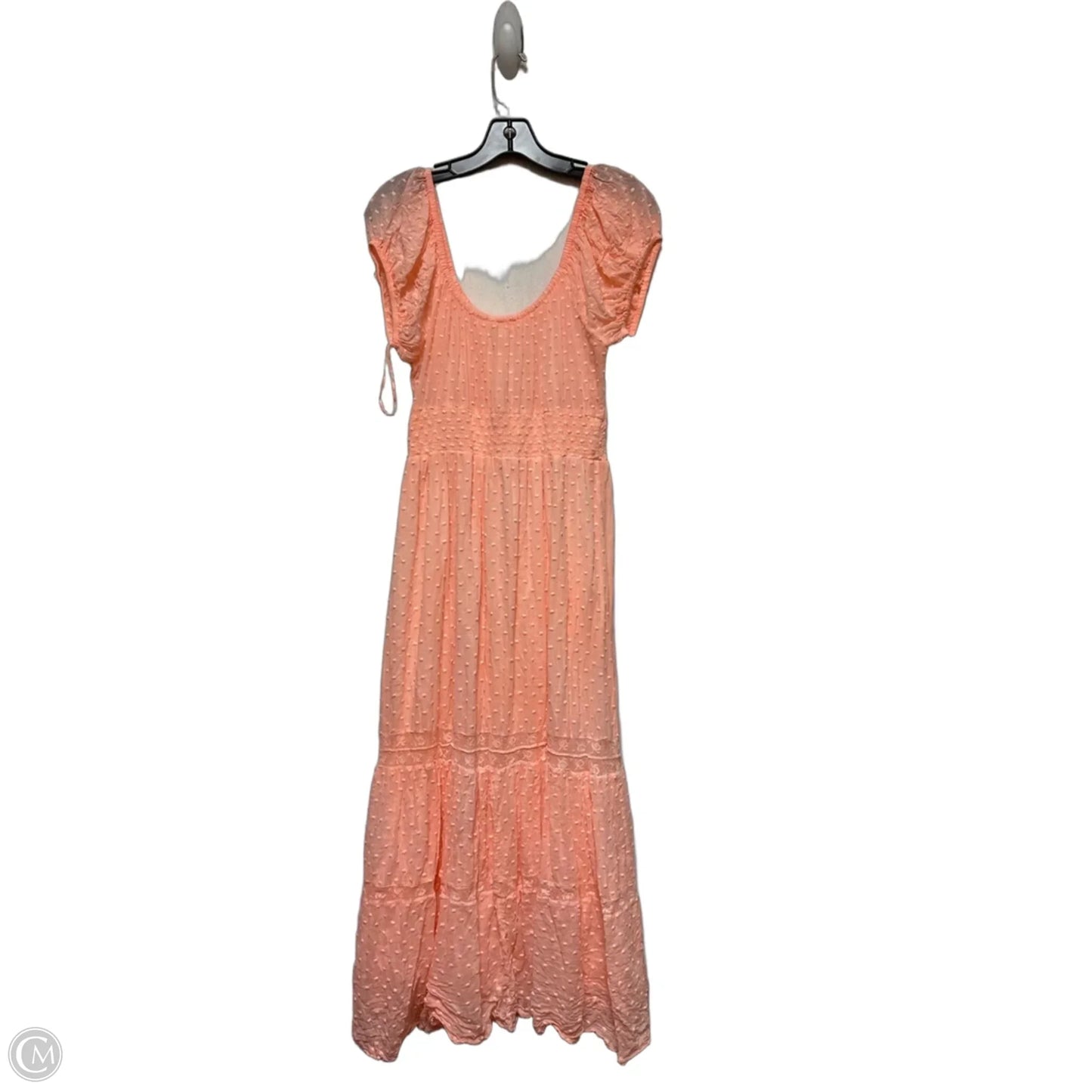 Dress Casual Midi By Loveshackfancy In Peach, Size: S
