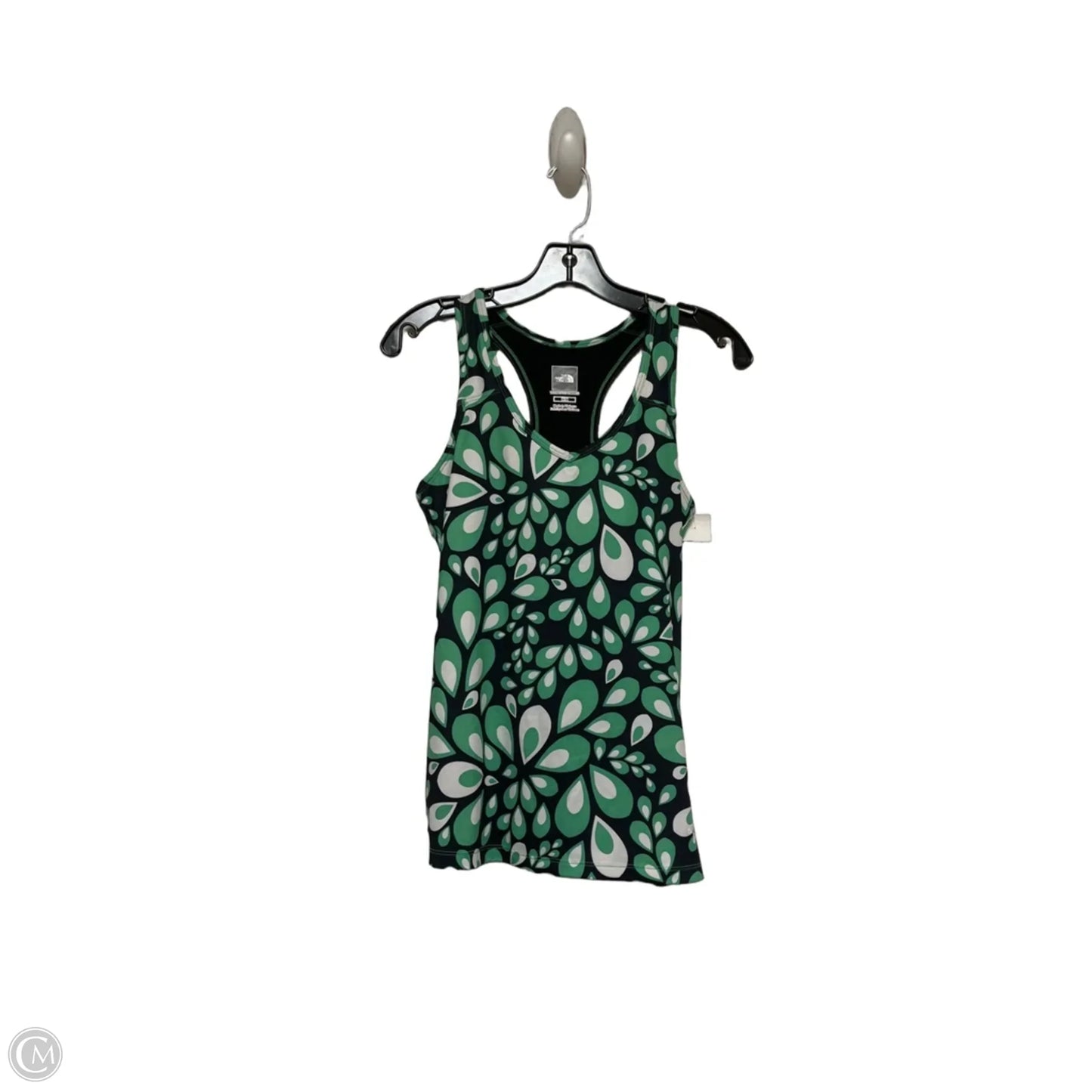 Athletic Tank Top By The North Face In Black & Green, Size: M