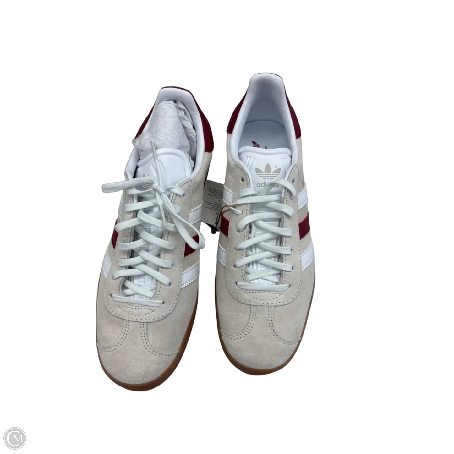 Shoes Sneakers By Adidas In Red & Tan, Size: 10