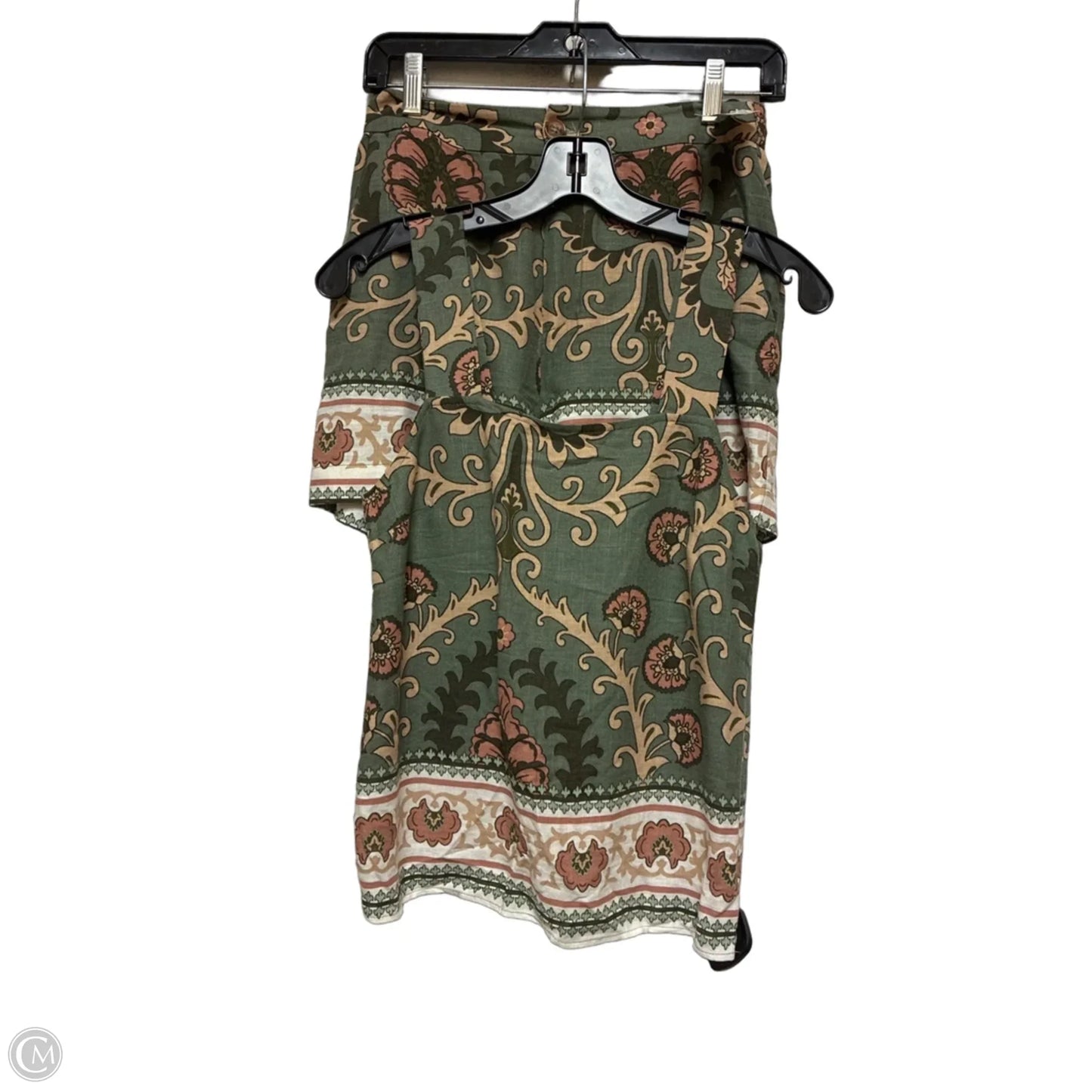 Shorts Set By Sanctuary In Green & Tan, Size: 2