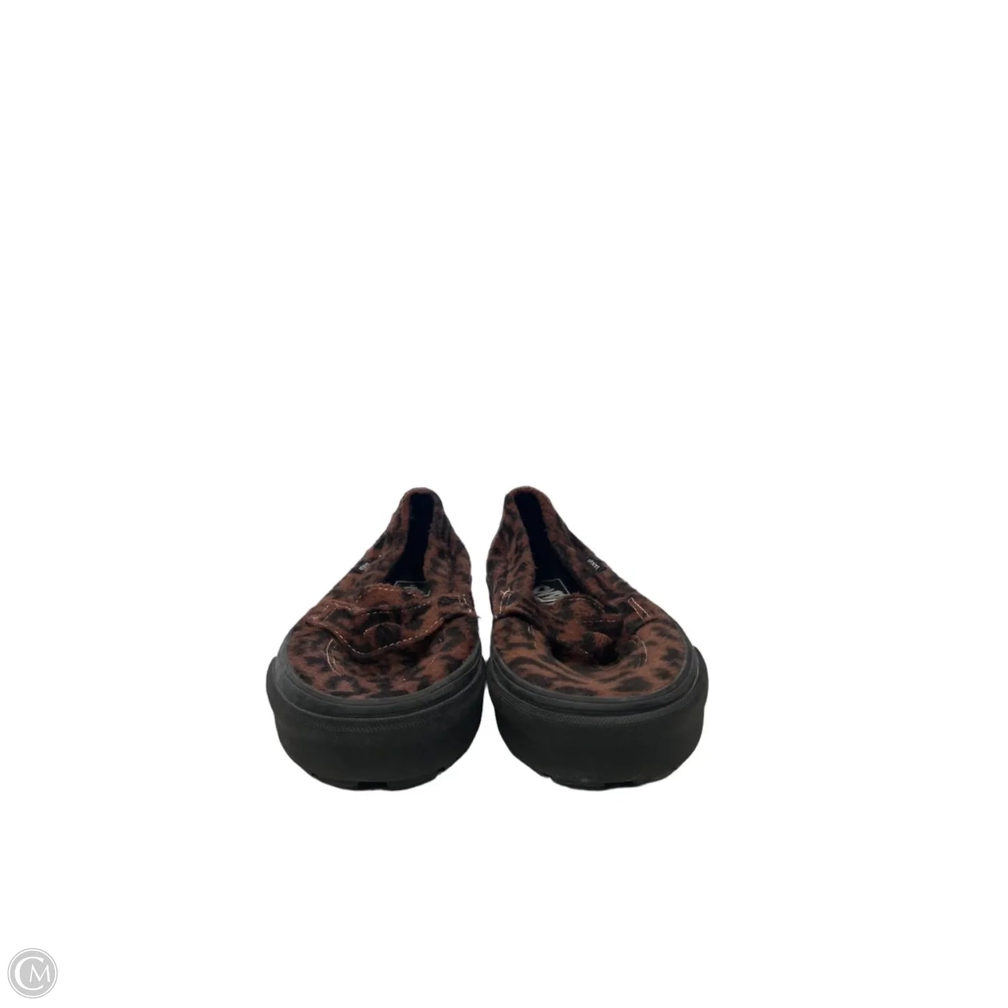 Shoes Flats By Vans In Animal Print, Size: 8.5
