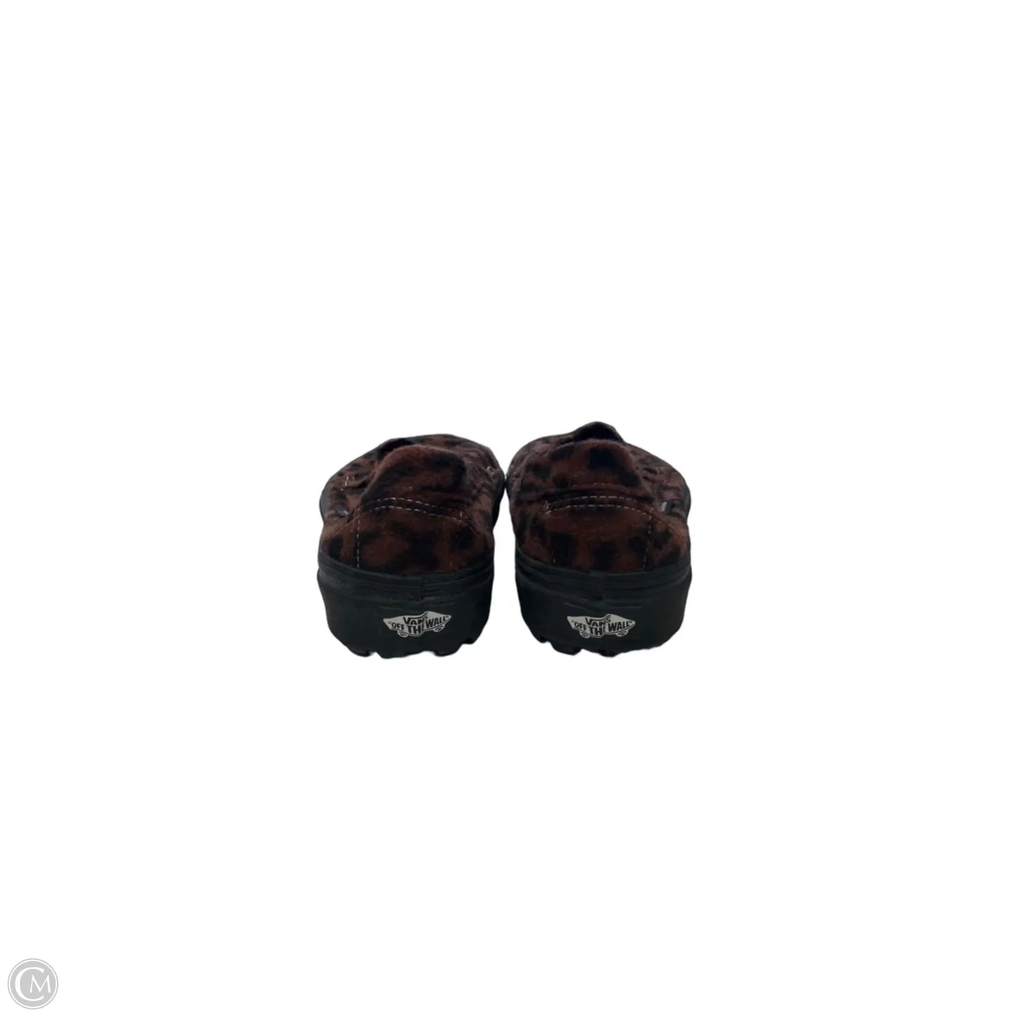 Shoes Flats By Vans In Animal Print, Size: 8.5