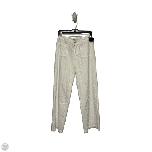 Pants Wide Leg By Princess Polly In White, Size: 0
