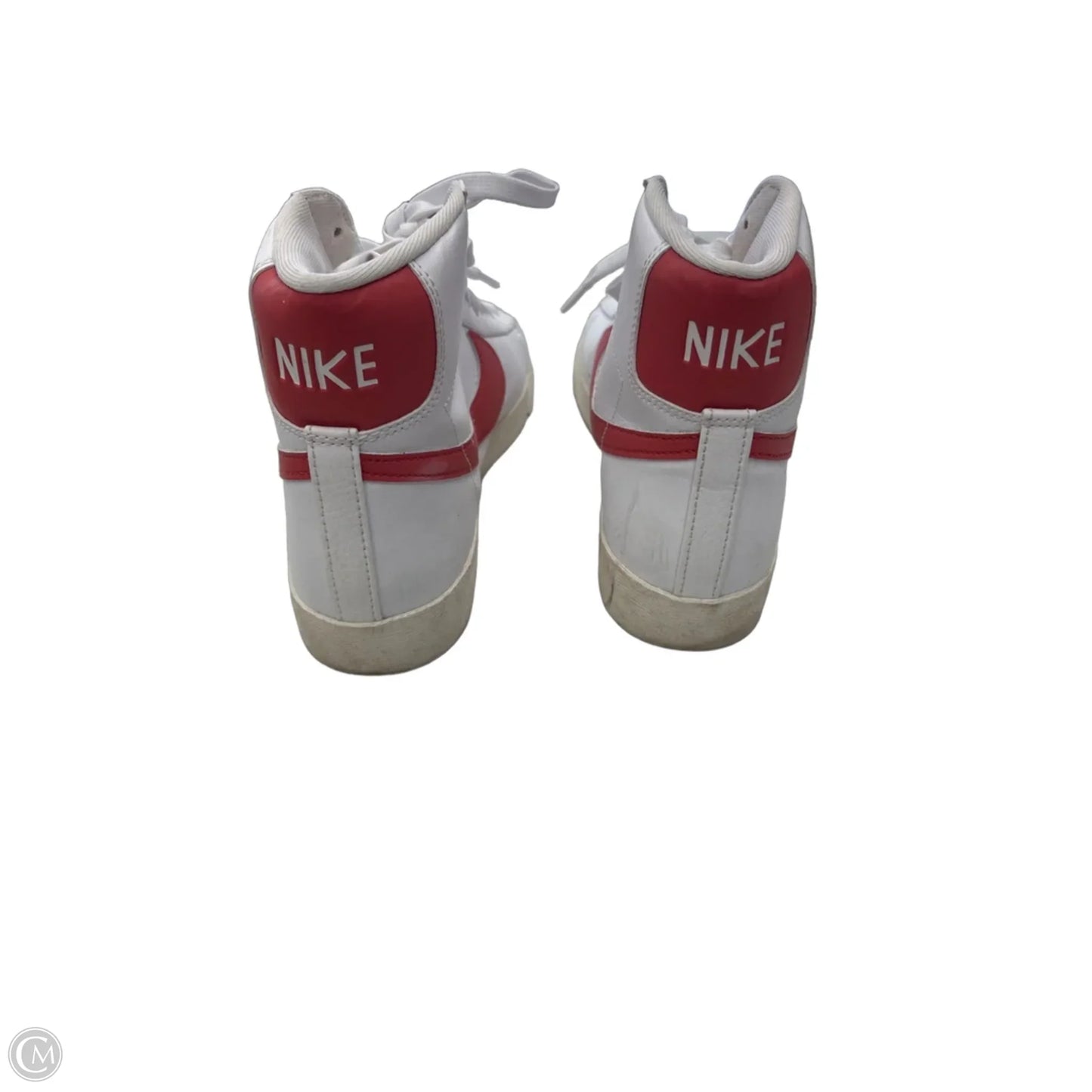 Shoes Sneakers By Nike In Red & White, Size: 9.5