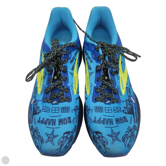 Shoes Athletic By Brooks In Blue & Green, Size: 8.5
