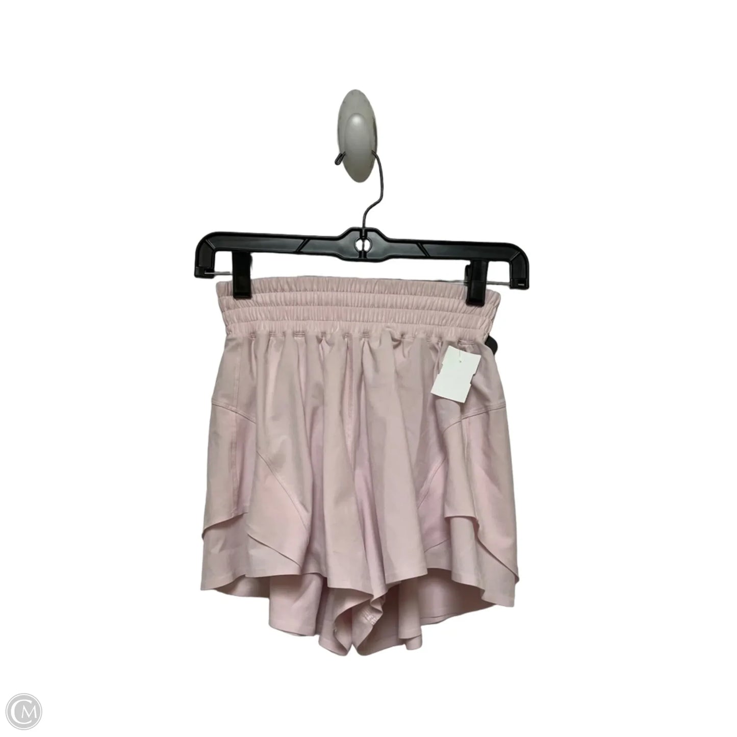 Athletic Shorts By Lululemon In Pink, Size: Xxs