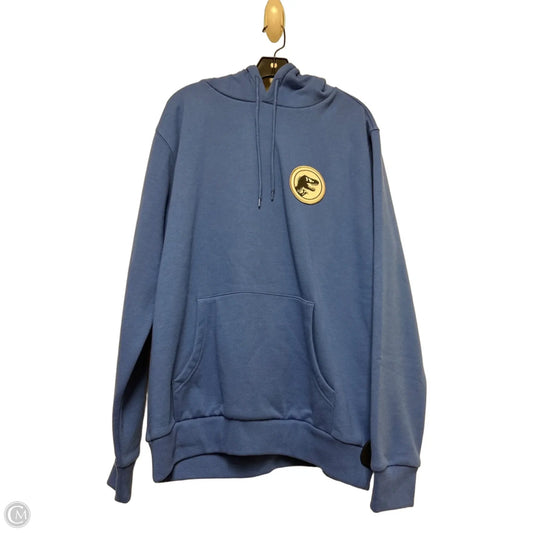 Sweatshirt Hoodie By Clothes Mentor In Blue, Size: L