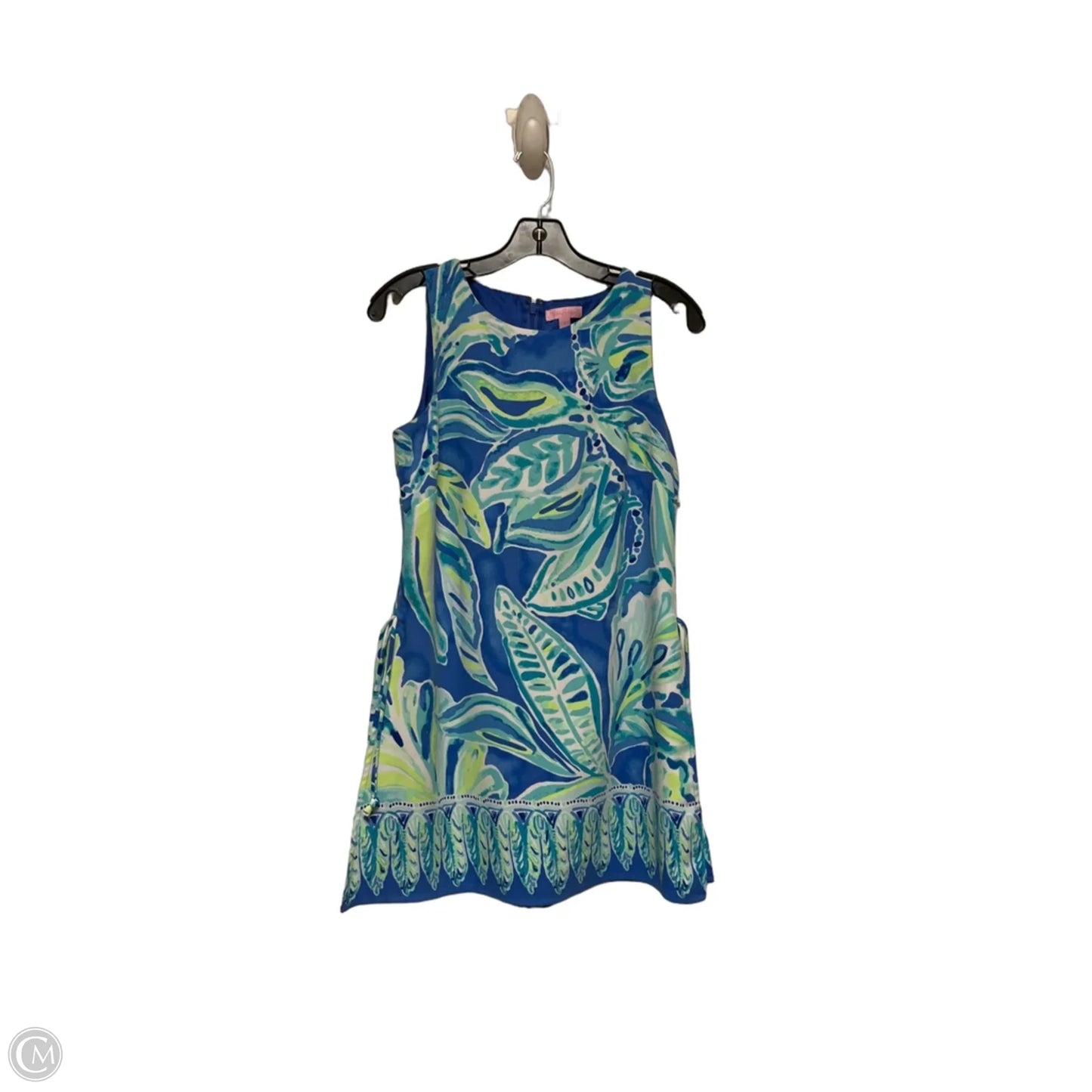 Romper Designer By Lilly Pulitzer In Blue & Green, Size: 2