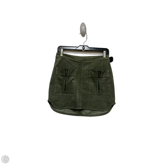 Skirt Mini & Short By Bcbgmaxazria In Green, Size: 0