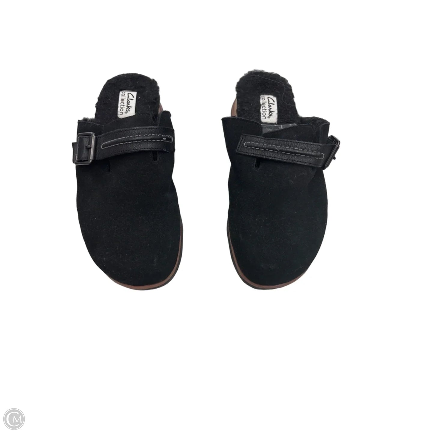 Shoes Flats By Clarks In Black, Size: 8.5