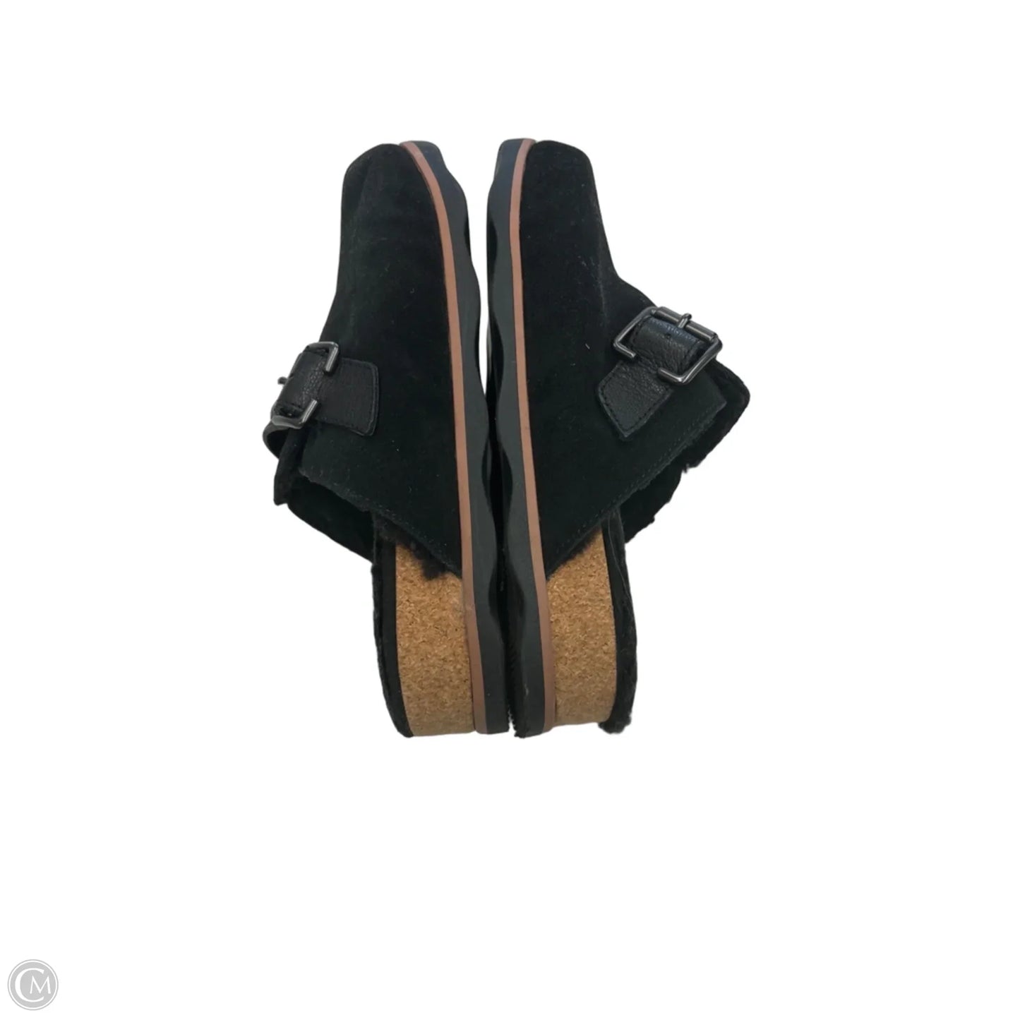 Shoes Flats By Clarks In Black, Size: 8.5