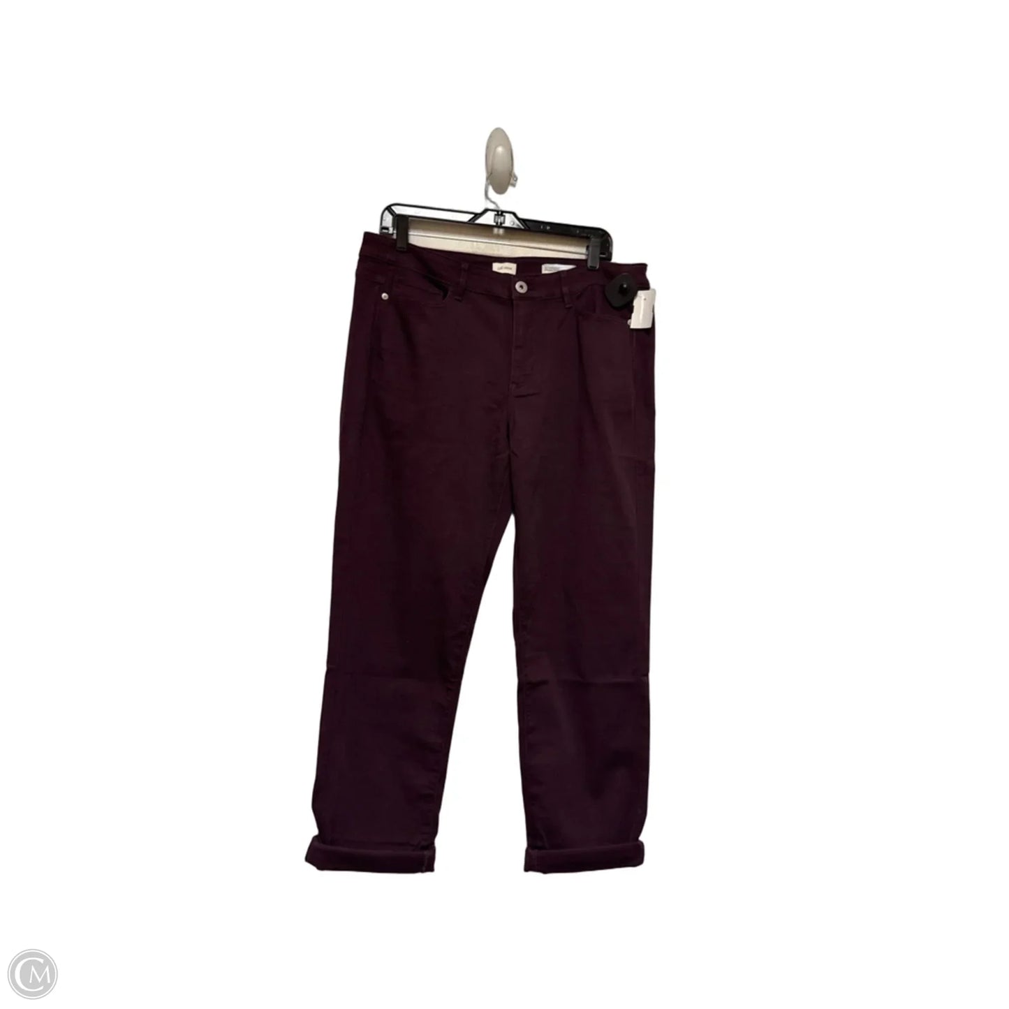 Jeans Straight By J. Jill In Purple Denim, Size: 14p