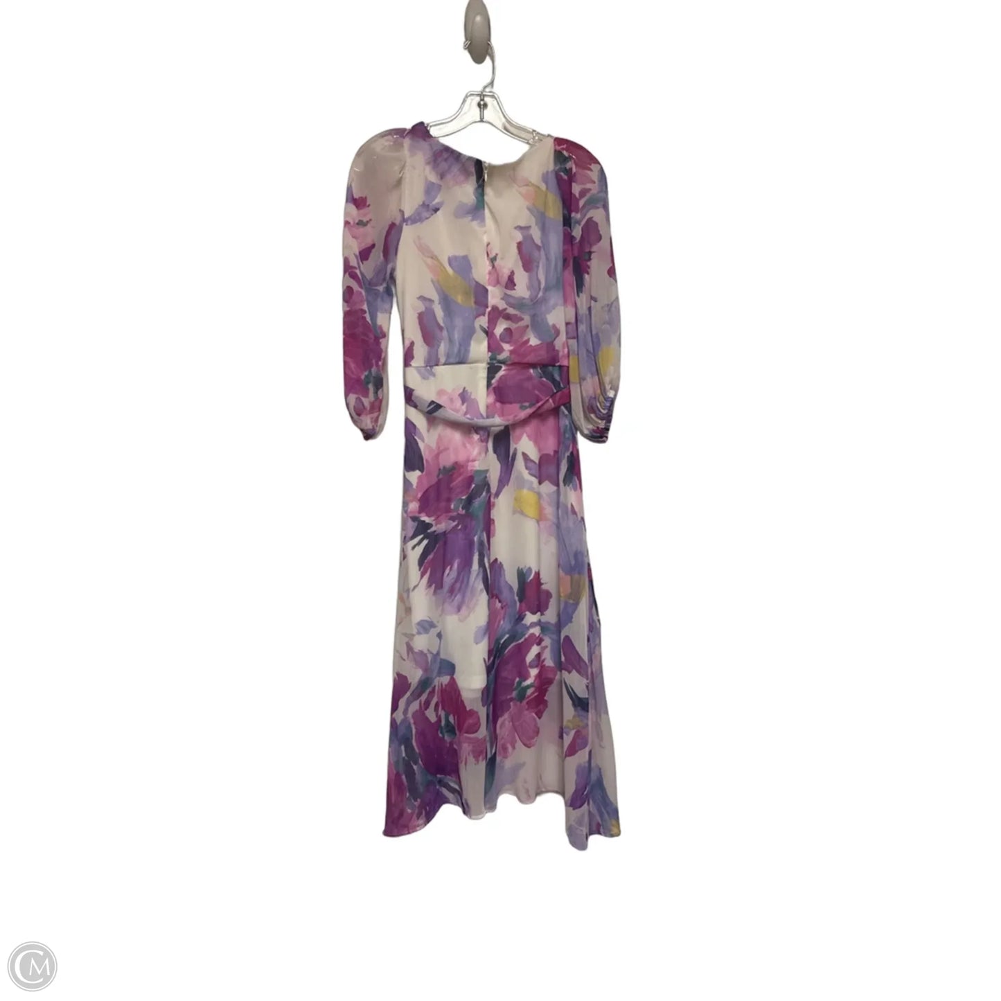 Dress Casual Midi By Dkny In Purple, Size: S