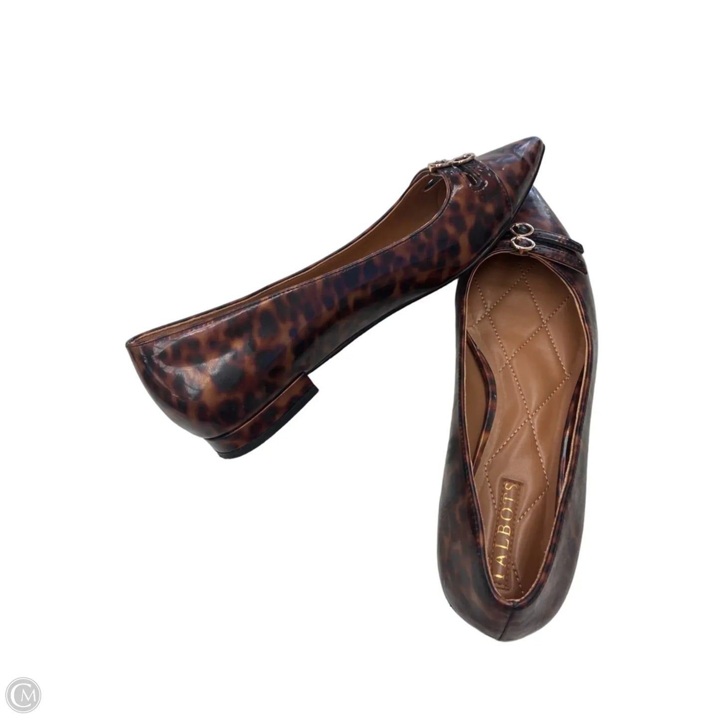 Shoes Flats By Talbots In Animal Print, Size: 8