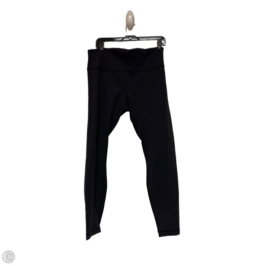Athletic Leggings By Lululemon In Black, Size: 16