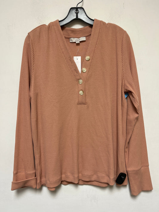 Top Long Sleeve Basic By Loft  Size: Xl