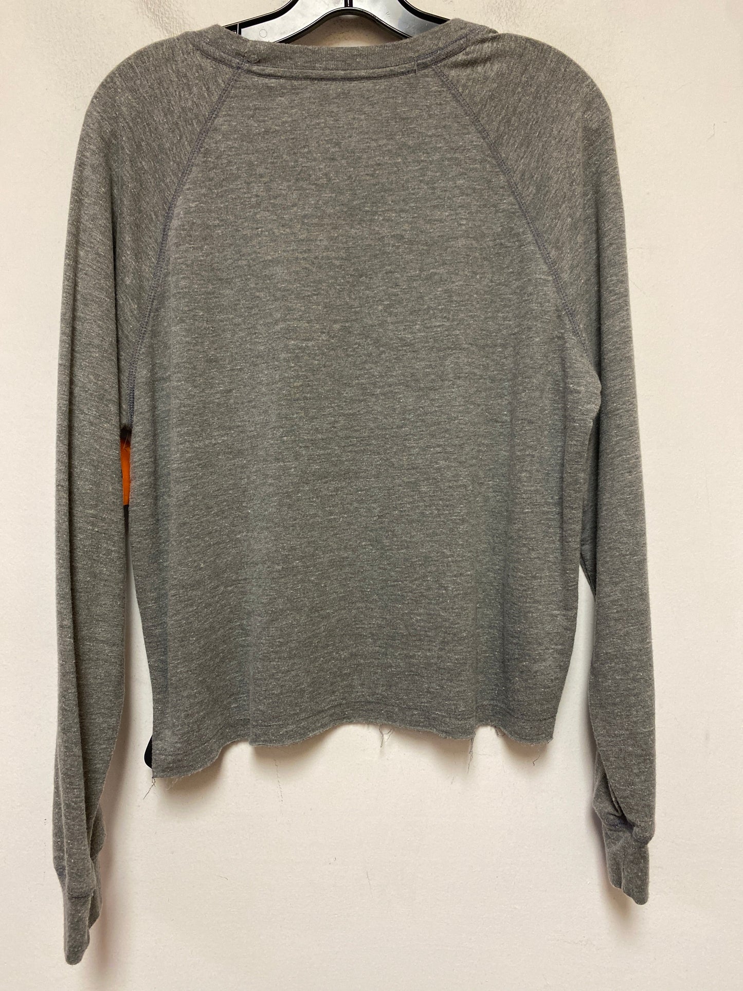 Top Long Sleeve Basic By Anthropologie In Grey, Size: S