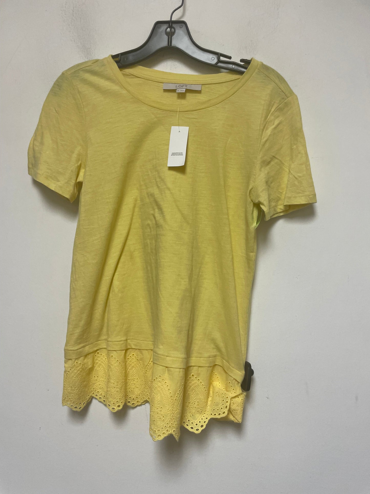 Top Short Sleeve Basic By Loft  Size: Xs