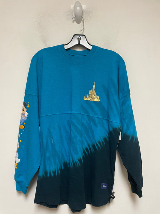 Teal Top Long Sleeve Basic Walt Disney, Size Xs