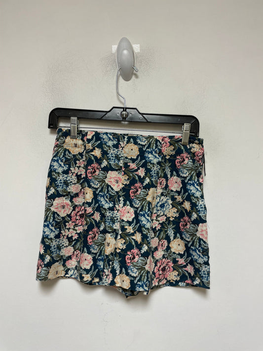 Floral Print Shorts Loft, Size 00