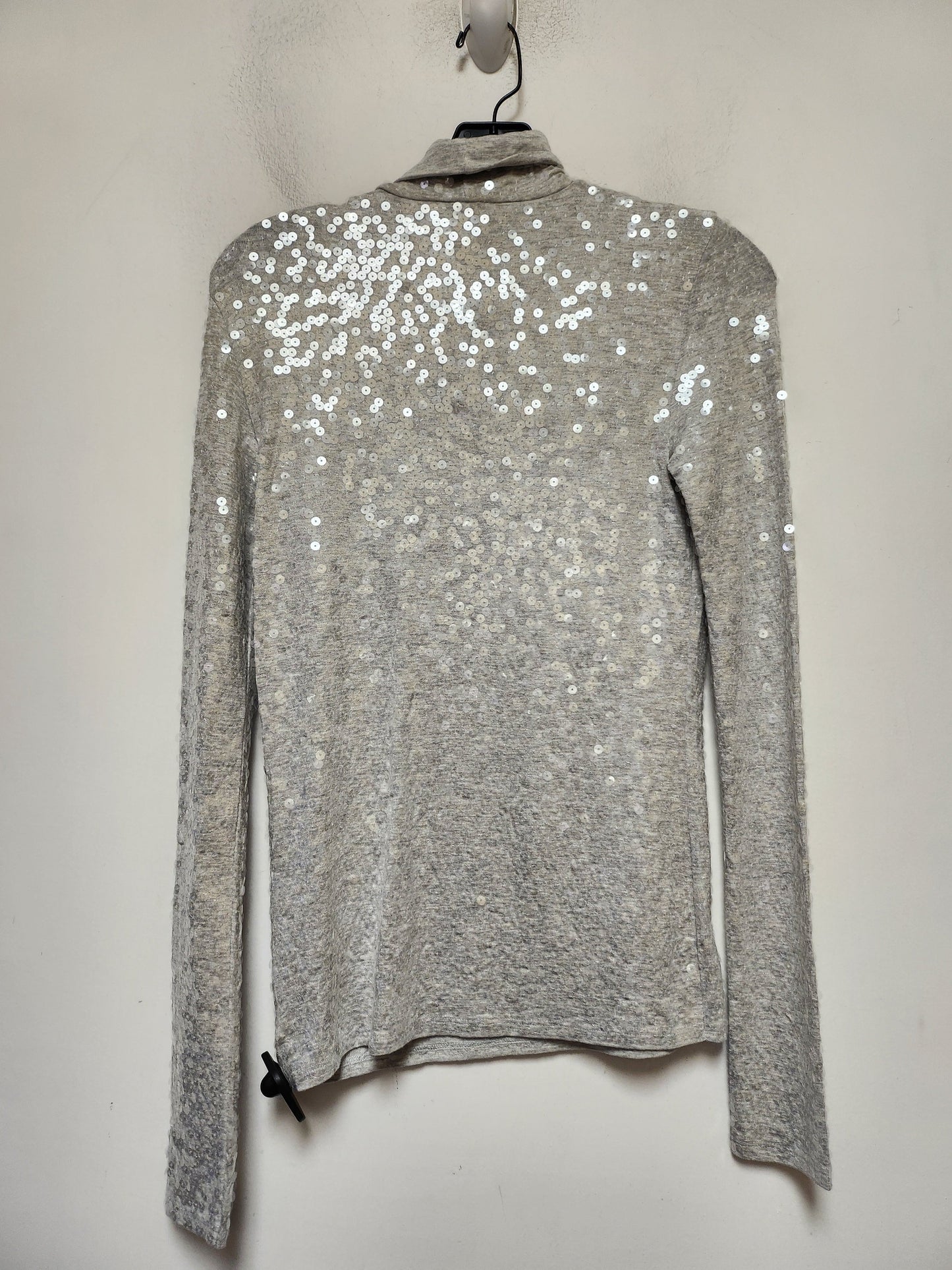 Grey Top Long Sleeve Express, Size Xs