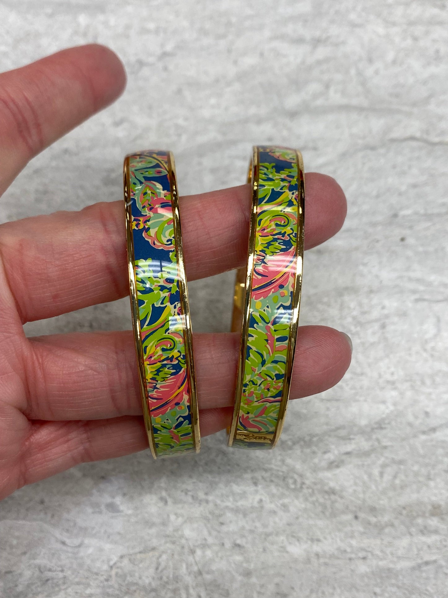 Bracelet Bangle Lilly Pulitzer, Size 02 Piece Set