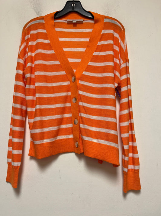 Striped Pattern Sweater Cardigan Loft, Size Xs