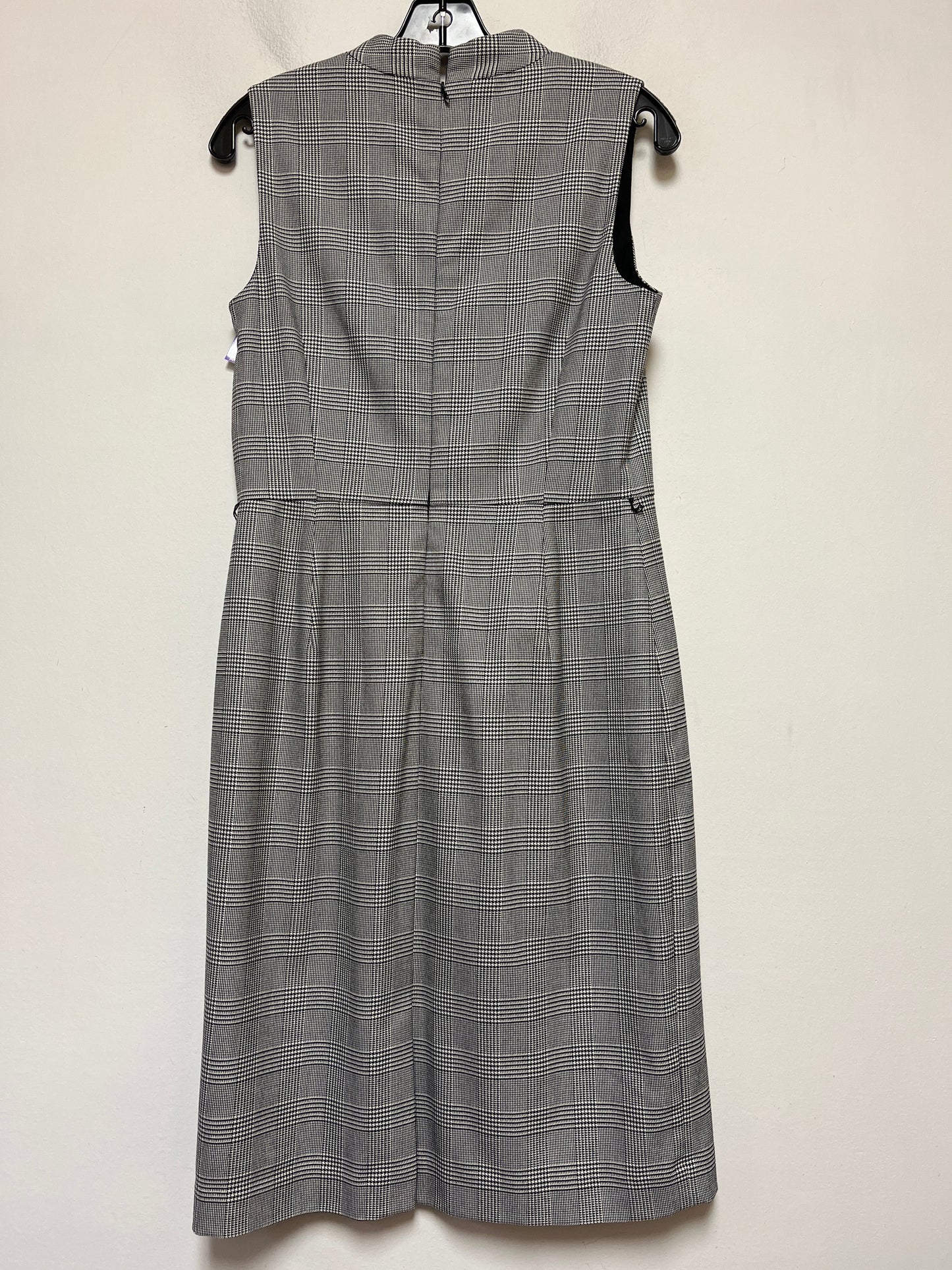 Plaid Pattern Dress Casual Midi Ann Taylor, Size S