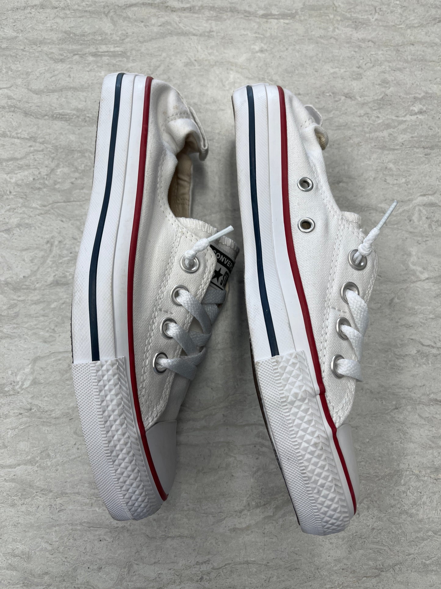 White Shoes Sneakers Converse, Size 7