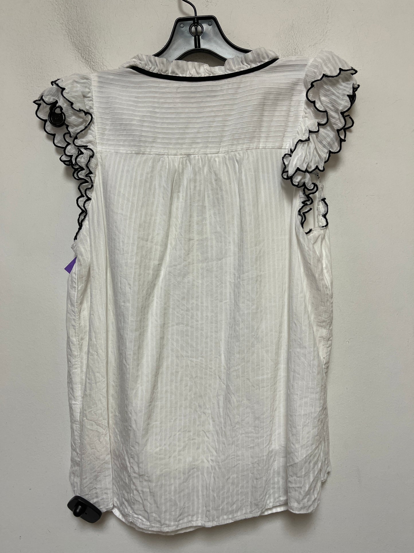 Black & White Top Short Sleeve Loft, Size S