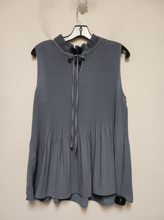 Grey Top Sleeveless Adrianna Papell, Size Xl