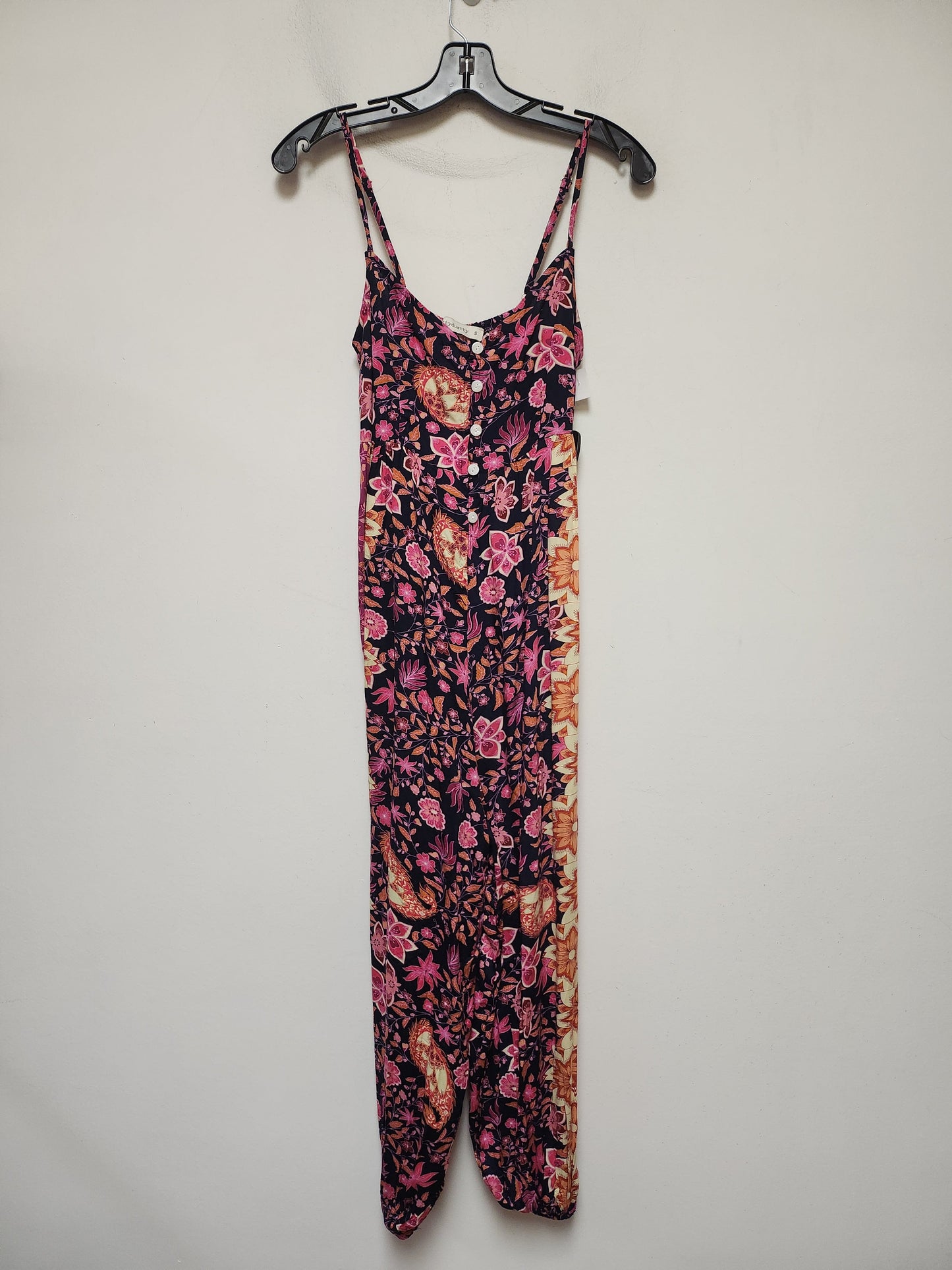 Jumpsuit By Clothes Mentor In Floral Print, Size: S