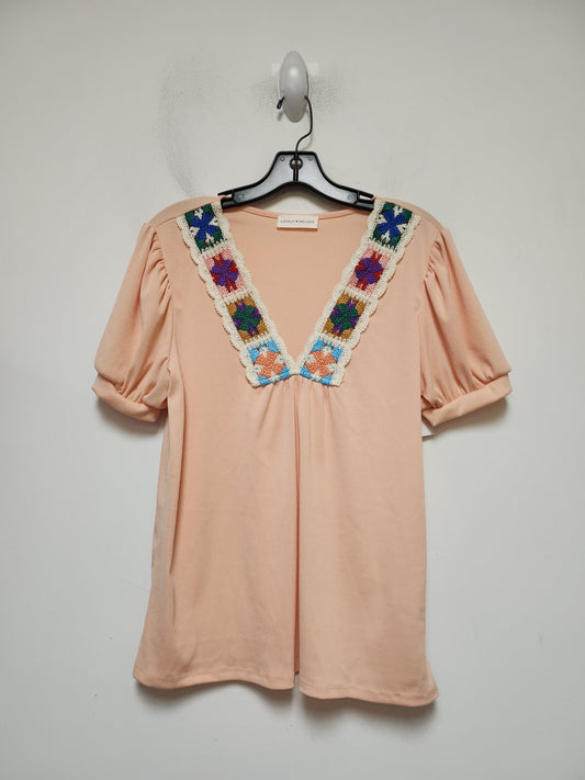 Peach Top Short Sleeve Lovely Melody, Size S