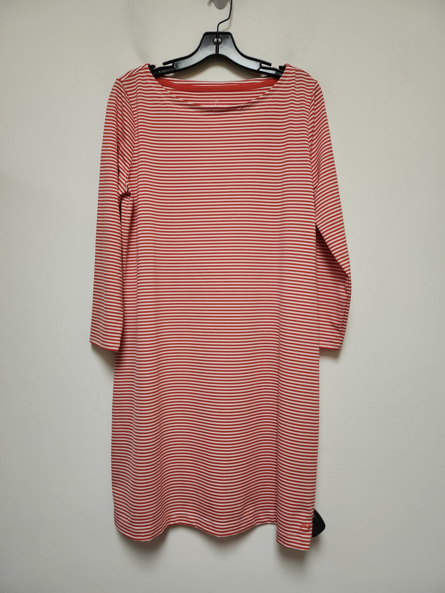 Striped Pattern Dress Casual Short Vineyard Vines, Size L