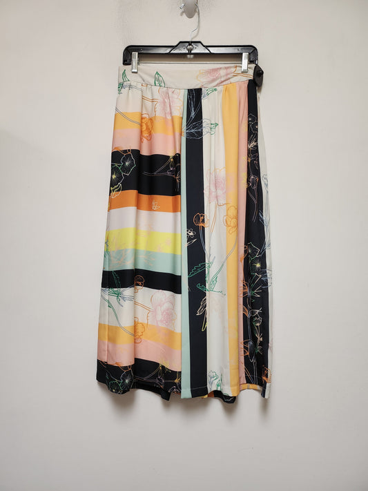 Floral Print Pants Wide Leg Asos, Size 8