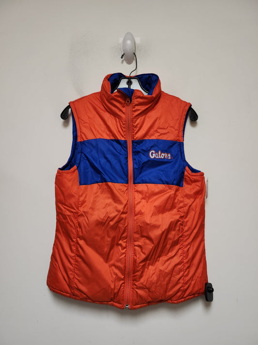 Blue & Orange Vest Puffer & Quilted Columbia, Size S