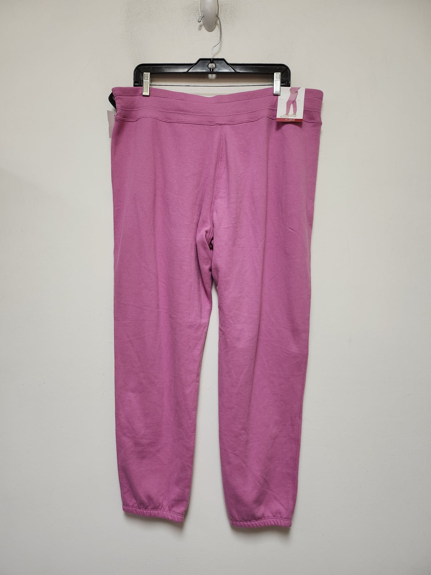 Purple Athletic Pants Calvin Klein, Size Xl