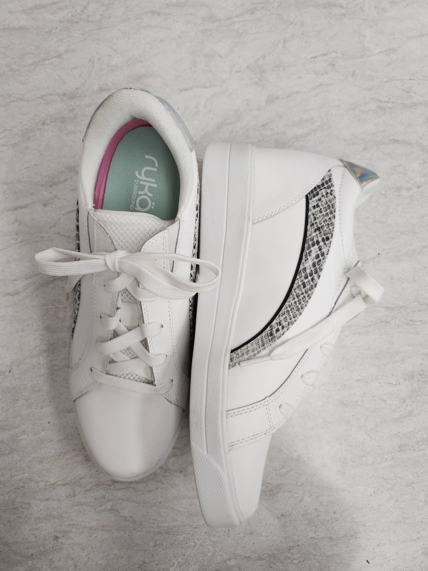 White Shoes Sneakers Ryka, Size 9.5