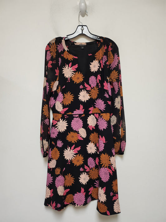 Floral Print Dress Casual Midi Ann Taylor, Size M