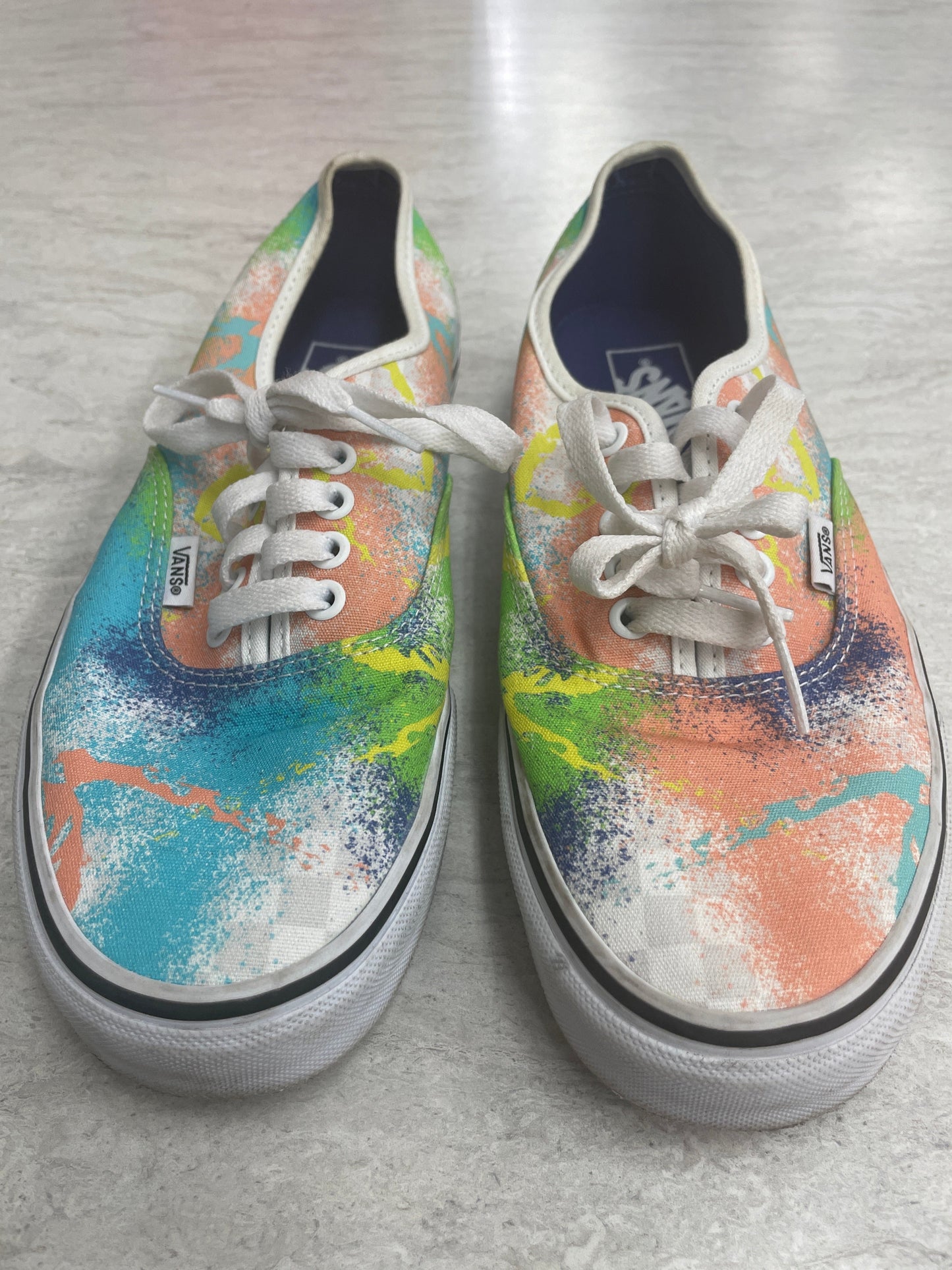 Multi-colored Shoes Sneakers Vans, Size 9.5