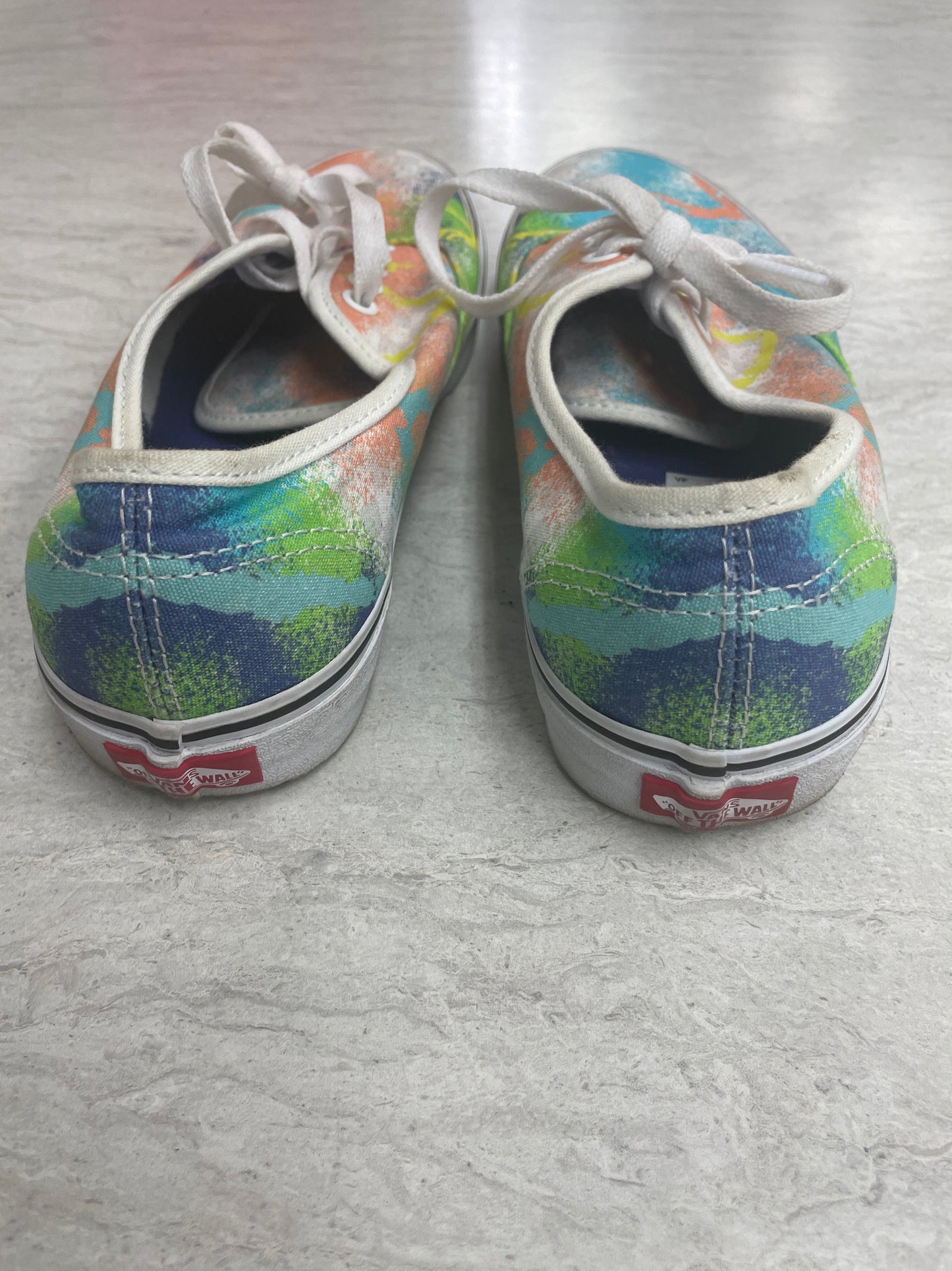 Multi-colored Shoes Sneakers Vans, Size 9.5