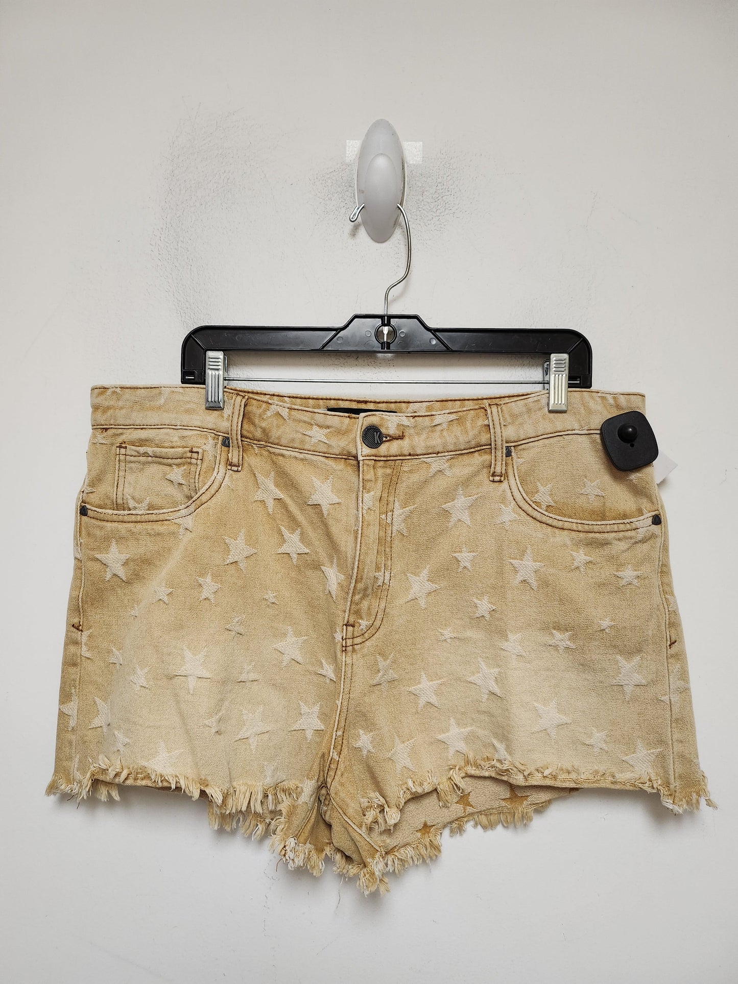 Shorts By Kut In Tan Denim, Size: 16