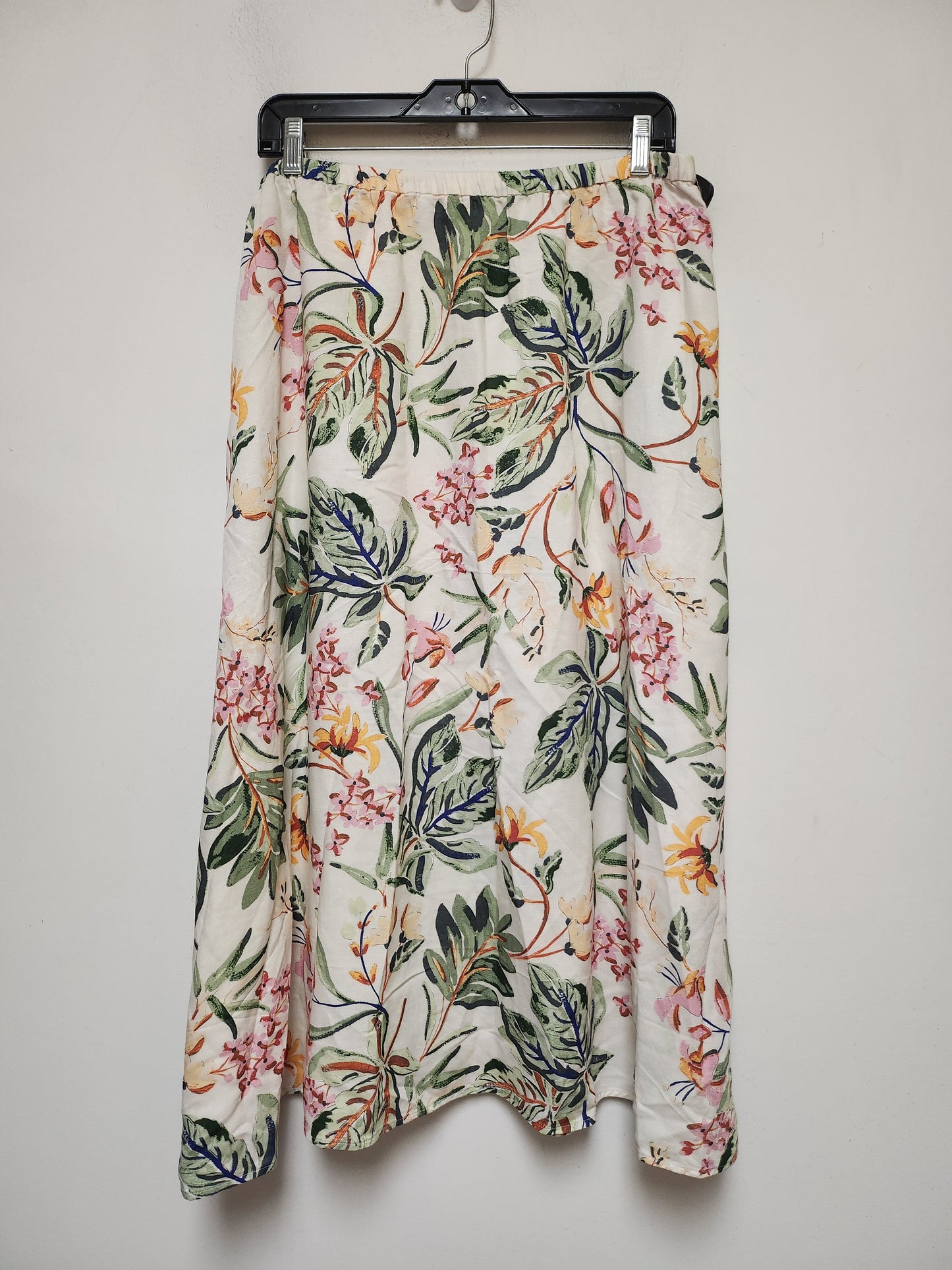 Skirt Maxi By H&m In Tropical Print, Size: 10