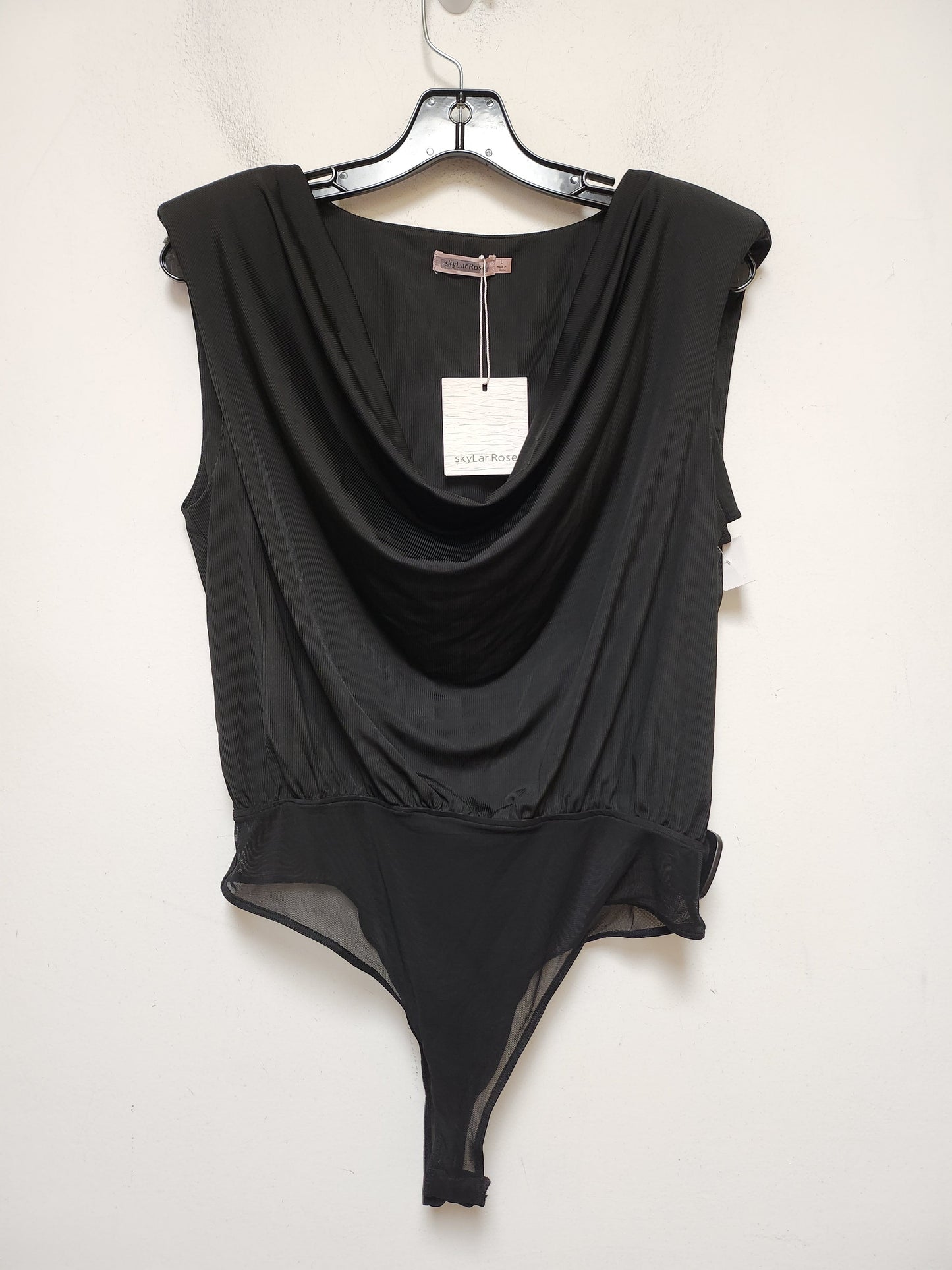 Bodysuit By Clothes Mentor In Black, Size: L